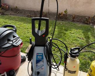 Electric pressure washer with steam cleaner 
Campbell hausefield brand