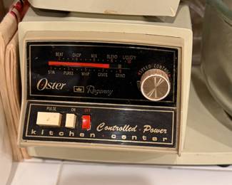 Oster Regency Kitchen Center Base, Arm, Plate, 2 Size Bowls