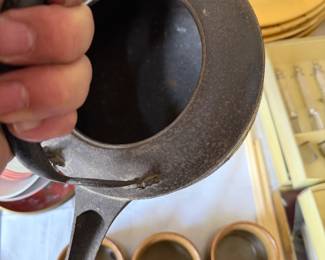 Iron kettle sake choshi antique