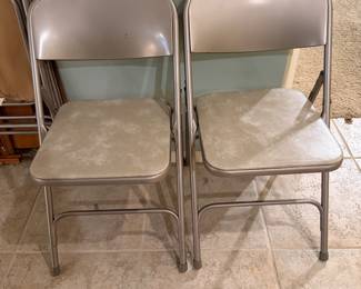 Vintage samsonite folding chairs 