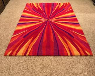 6FTX9FT 100% Virgin Wool Rug
