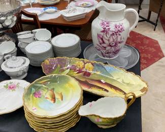 Hand painted Limoges 1920s