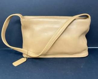 tan coach cross body