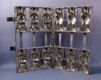 Metal Easter Bunny Chocolate Mold 