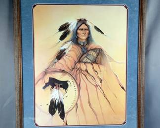 Marie Buchfink 'Eagle Man' Limited Edition Print, Signed And Numbered, 36" x 29.5" 