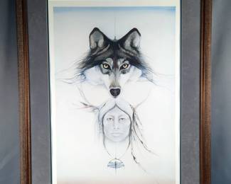 Marie Buchfink 'We Are All One Family' Limited Edition Print, Signed And Numbered, 40" x 29"
