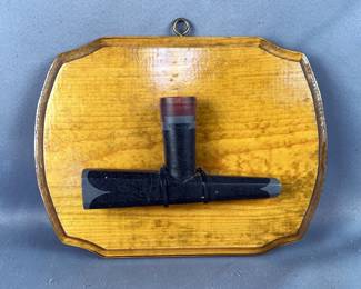 Catlinite Stone Pipe With Display Plaque