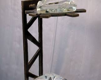"Ice Madonna" Sculpture by Stretch, Kansas City Maverick Artist 