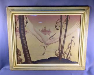 MCM Crane in Flight Print, 28.5" x 34" 