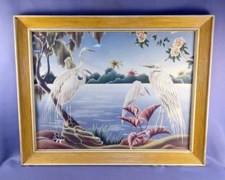 MCM Heron Print, 26" x 32.5" 
