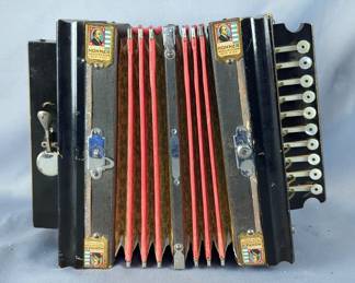 Vintage M. Hohner Accordion, Germany 