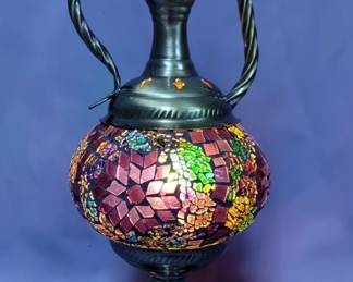 Handmade Mosaic Turkish Table Lamp 