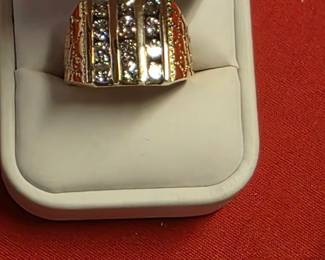 14K and Diamonds ring 