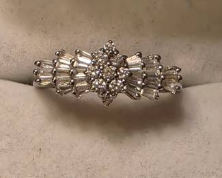 14K and Diamonds ring 