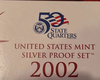 SILVER PROOF SET. One of several in this sale. 