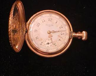 14K pocket watch 