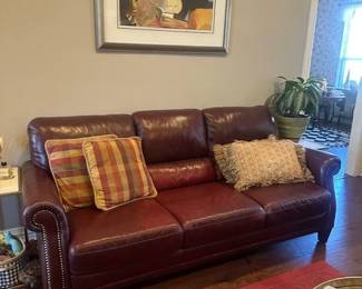 Leather sofa