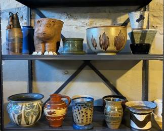 Assorted Handmade Pottery Planters 