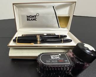  005 Mont Blanc Pens, Ink and Case