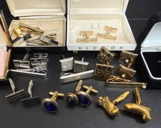 Cufflinks and Tie Clips