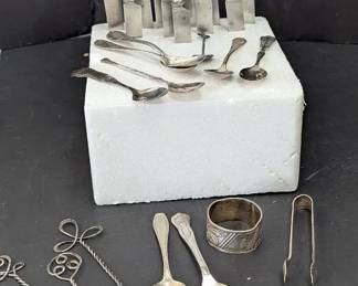 Unmarked Silver Silver Plate Flatware