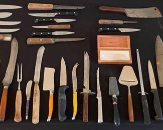 MASSIVE Selection of Kitchen Knives Sharpeners  Vintage, Modern, High End,  Basic