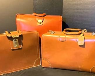 Vintage Leather Luggage 