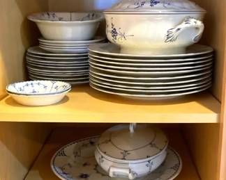 European Blue and White Dishes