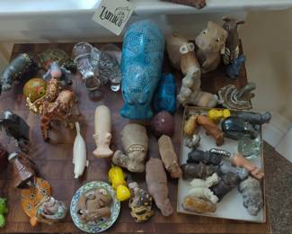 Collectible Critter Figurines House Hippos Galore