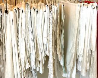Lots of Vintage Linens, Runners, Table Cloths