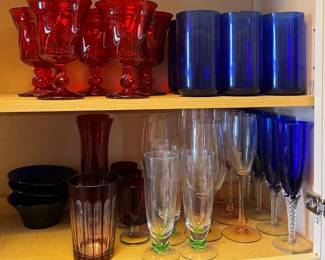 Colorful Glassware