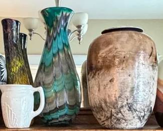 Large Vases, Decor Pottery, Ceramic, Glass