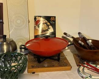 Entertaining ItemsWok, Fondue Pot, Stoneware  More