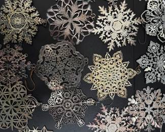  003 Metropolitan Museum of Art Sterling Snowflake Ornaments 