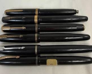 Parker Black Fountain Pens 