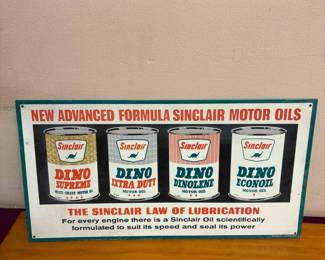 Sinclair Motor Oil Sign