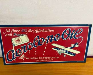 Aerolene Oil Sign