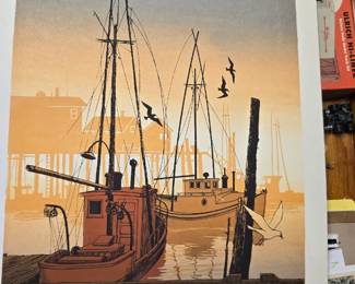 "Harbor Morning" by Northwest artist Walton Butts