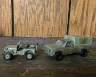 Toy Army Jeeps