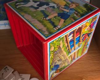 Vintage children's blocks