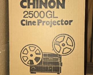 vintage Chinon 2500GL Dual 8mm movie projector