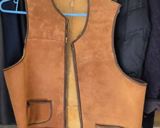 Vintage shearling vest