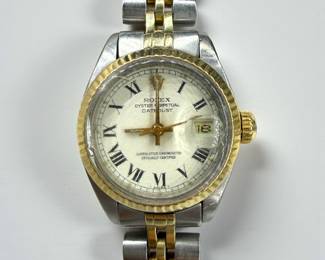 Rolex Datejust Stainless Steel Gold 28mm Ladies Watch
