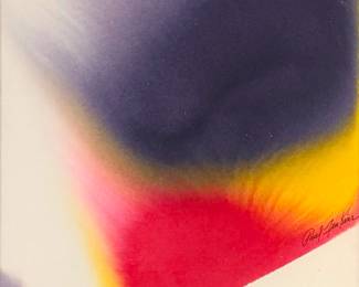 Paul Jenkins “Phenomena Full Sail” Watercolor on Paper
