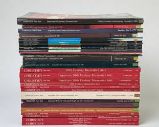 (30) Christie's Catalogs - 20th Century Decorative Arts (G)
