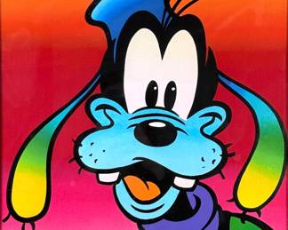 Peter Max 'Goofy' Serigraph
