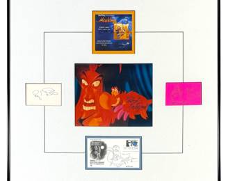 Aladdin Cast Signed Ensemble
