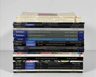 (25) Sotheby's Catalogs - 20th Century Art/Design (B)
