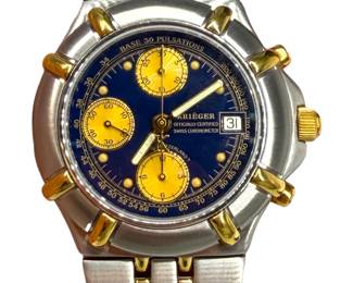 Krieger B929 Automatic 41mm Chronograph Stainless & Gold
