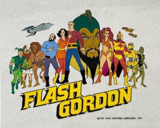 Flash Gordon Original Animation Cel
